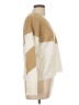 Unbranded 100% Polyester Color Block Tan Ivory Pullover Sweater Size L - photo 4