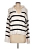 Unbranded Stripes White Pullover Sweater Size M - photo 1
