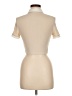 Shein Ivory Short Sleeve Turtleneck Size 6 - photo 2