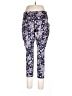 J.Jill Floral Blue Active Pants Size L - photo 1