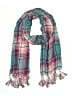 Unbranded Plaid Teal Blue Scarf One size - photo 1