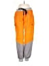 Chaps Color Block Orange Track Pants Size S - photo 1