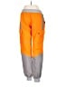 Chaps Color Block Orange Track Pants Size S - photo 2