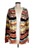 Unbranded 100% Polyester Orange Cardigan Size M - photo 1