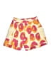 Shein 100% Polyester Print Yellow Board Shorts Size S - photo 1