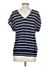 Express Blue Short Sleeve Blouse Size S - photo 2