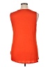 db established 1962 Orange Sleeveless Blouse Size 1X - photo 2