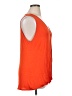 db established 1962 Orange Sleeveless Blouse Size 1X - photo 4