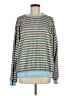 Unbranded Stripes Teal Pullover Sweater Size M - photo 1