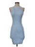 Sincerely Jules 100% Polyester Solid Blue Cocktail Dress Size XS - photo 1