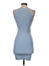 Sincerely Jules 100% Polyester Solid Blue Cocktail Dress Size XS - photo 2
