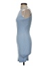 Sincerely Jules 100% Polyester Solid Blue Cocktail Dress Size XS - photo 5