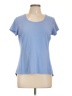 Nike 100% Polyester Blue Active T-Shirt Size L - photo 1
