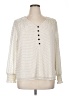 Ann Taylor LOFT 100% Polyester Ivory Long Sleeve Blouse Size XL - photo 1