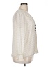 Ann Taylor LOFT 100% Polyester Ivory Long Sleeve Blouse Size XL - photo 4