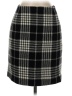 Eddie Bauer Plaid Black Wool Skirt Size 4 - photo 1