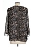 Jennifer Lopez 100% Polyester Black 3/4 Sleeve Blouse Size L - photo 2