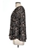 Jennifer Lopez 100% Polyester Black 3/4 Sleeve Blouse Size L - photo 5