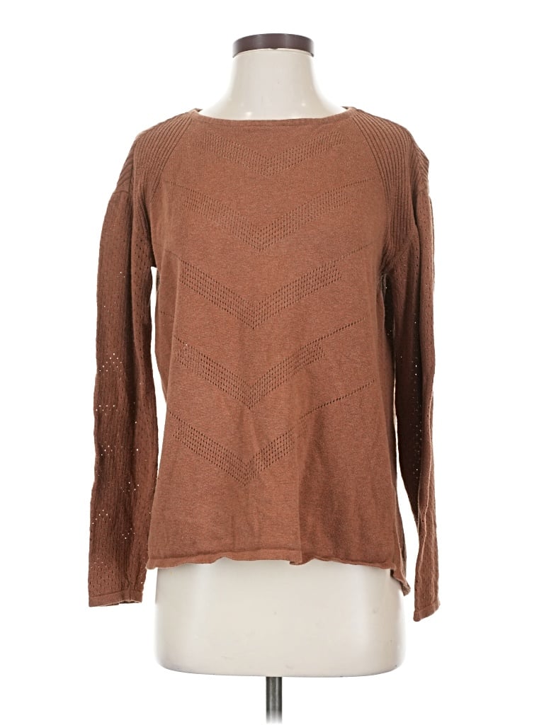Pre-owned Prana Long Sleeve T-shirt In Brown