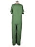 SKFK 100% Viscose Solid Green Jumpsuit Size 8 - photo 2