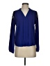 Sugarmint Blue Long Sleeve Blouse Size S - photo 1