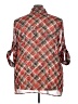 Cj Banks 100% Polyester Plaid Red 3/4 Sleeve Blouse Size 3X - photo 2