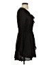 Express 100% Rayon Polka Dots Black Casual Dress Size S - photo 4