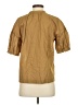 Everlane 100% Cotton Tan Short Sleeve Blouse Size 0 - photo 2