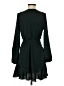 Express 100% Polyester Solid Black Casual Dress Size S - photo 2