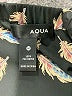 Aqua 100% Polyester Black 3/4 Sleeve Blouse Size M - photo 9
