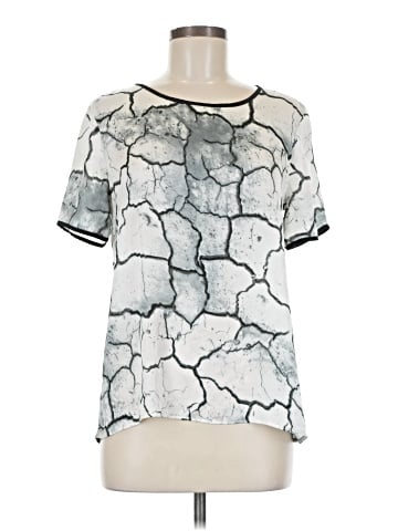 Ronen Chen Short Sleeve Blouse (view 1)