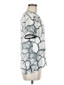 Ronen Chen Silver Short Sleeve Blouse Size 6 (1) - photo 4