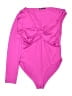 Zara Solid Pink Bodysuit Size L - photo 1