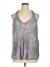 Unbranded Gray Purple Sleeveless Blouse Size XL - photo 1