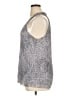 Unbranded Gray Purple Sleeveless Blouse Size XL - photo 5