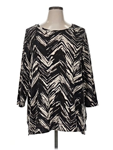 Sharagano 3/4 Sleeve Blouse (view 1)
