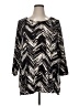 Sharagano Black 3/4 Sleeve Blouse Size XL - photo 1