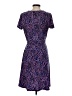 Wisp Print Purple Casual Dress Size 4 - photo 2