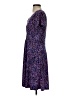 Wisp Print Purple Casual Dress Size 4 - photo 5