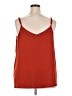 Torrid 100% Polyester Orange Sleeveless Blouse Size 2X Plus (2) - photo 2