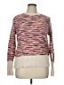 Ann Taylor LOFT Outlet 100% Polyester Tweed Pink Pullover Sweater Size XL - photo 1