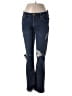 7 For All Mankind Hearts Blue Jeans Size 26 waist - photo 1