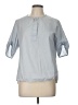 Assorted Brands Gray Short Sleeve Blouse Size L - photo 1