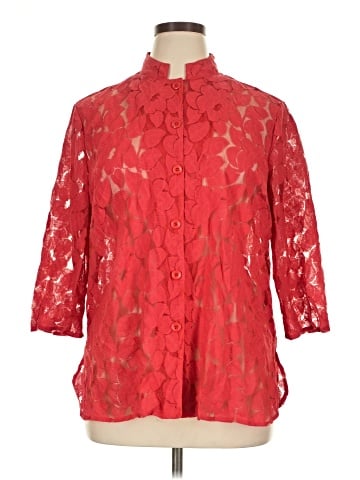Draper's & Damon's 3/4 Sleeve Blouse (view 1)