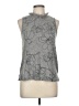 t.la Gray Sleeveless Blouse Size M - photo 1