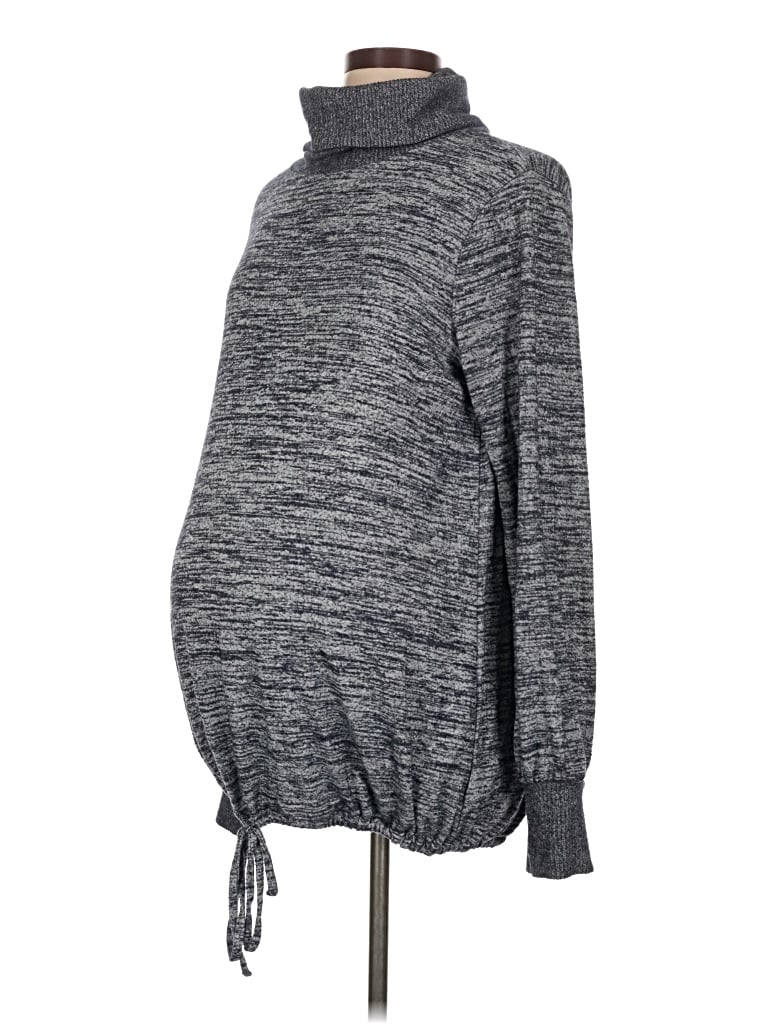 Pre-owned Gap - Maternity Turtleneck Sweater In Gray