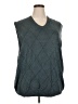 Dockers 100% Acrylic Argyle Gray Sweater Vest Size XXL - photo 1