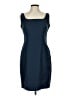 Laundry by Shelli Segal Solid Blue Cocktail Dress Size 10 - photo 1