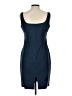 Laundry by Shelli Segal Solid Blue Cocktail Dress Size 10 - photo 2