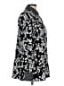 Foxcroft 100% Cotton Print Black Long Sleeve Blouse Size 10 - photo 4